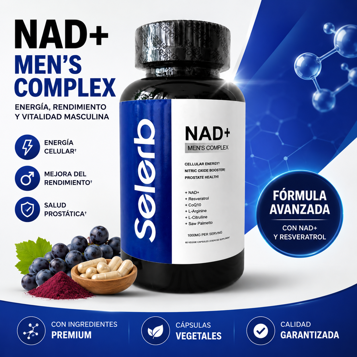 Naderva™ - Resveratrol 60 capsúlas